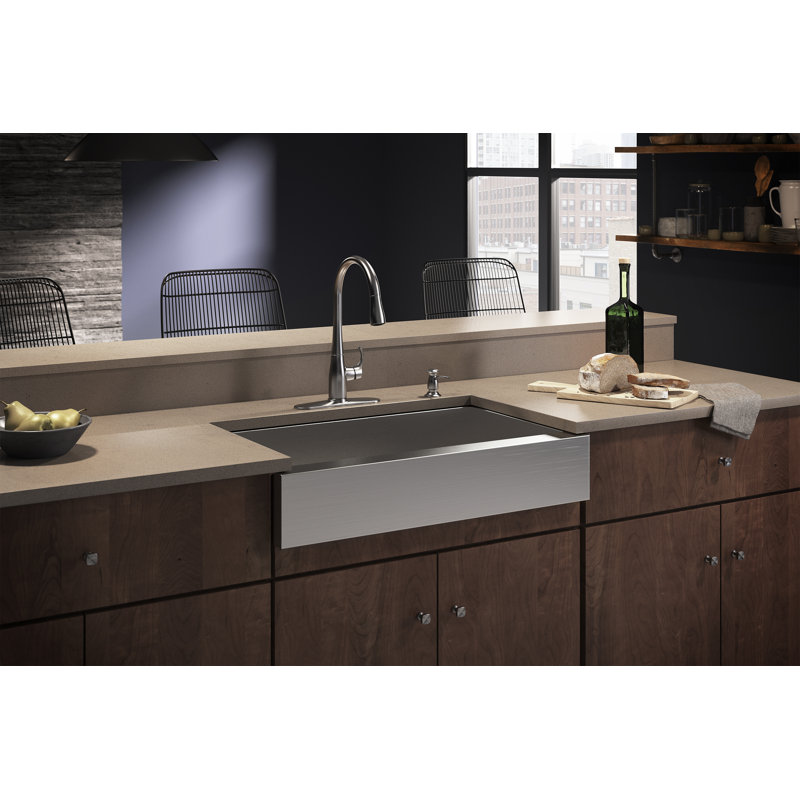 K3943NA Kohler Vault 35.5" Lx 21.25" W Farmhouse Kitchen Sink & Reviews